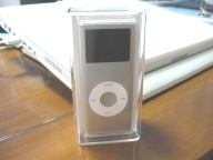 贈り物のiPodを撮影。