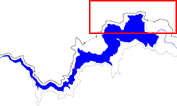 下流群馬県側の概略図。